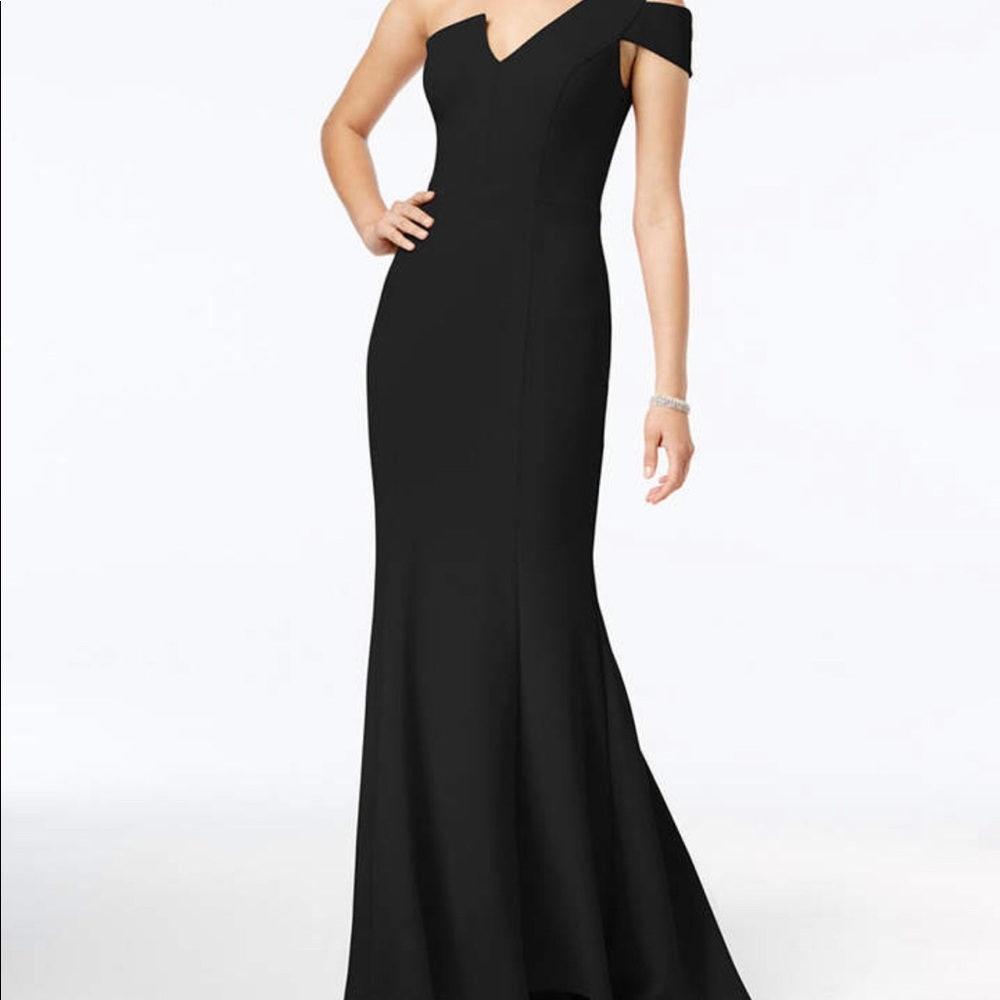 Betsy & Adam one shoulder mermaid gown